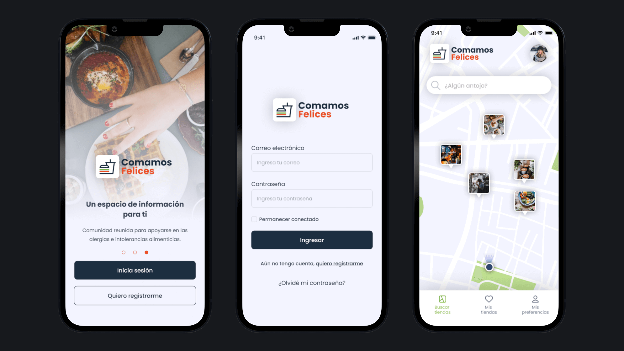 Login de aplicación + Home